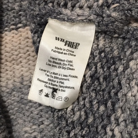 WILFRED Free Cotton Bottom Up Chunky knitted Cardigan Size XS - Picture 6 of 11